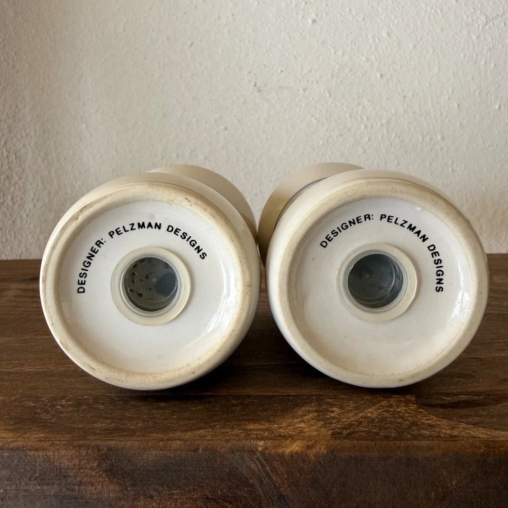 Vintage‎ Pelzman Designs Pig Sheep Salt Pepper Shakers Set Farm Animals Ceramic